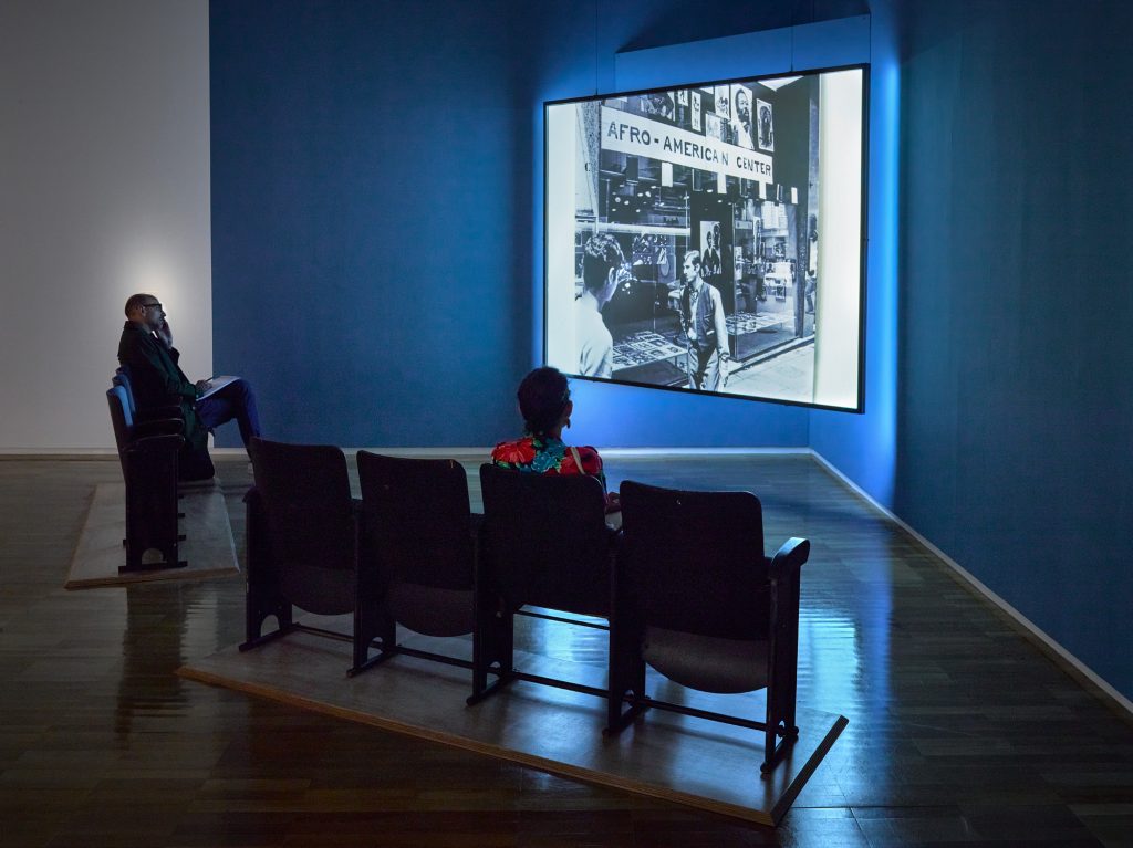 View of Foreign Office at "Blackboard", solo exhibition, Jeu de Paume, Paris, 2018